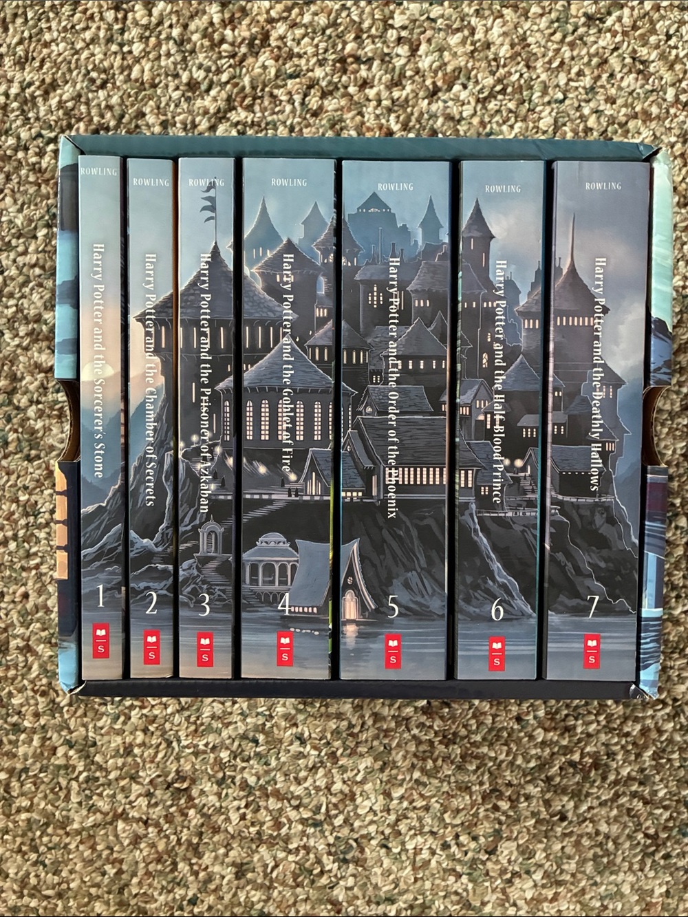 Scholastic Harry Potter Boxed Set - Blue, Black, Gray